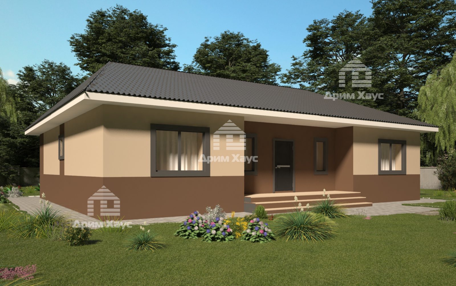 Загородный дом дримхаус DH(Z)160K