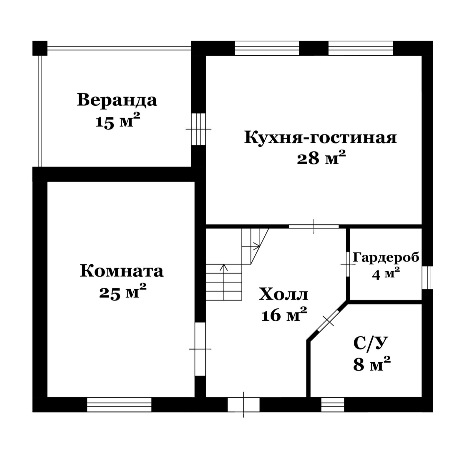 купить загородный дом DH160 1
